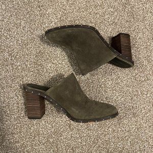 Suede Rebecca Minkoff Mules - Slightly Worn